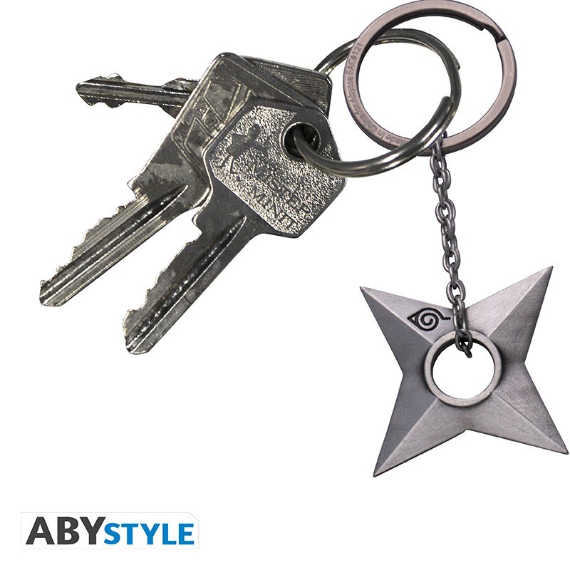 Porte-clefs 3D - Naruto Shippuden - Shuriken Konoha