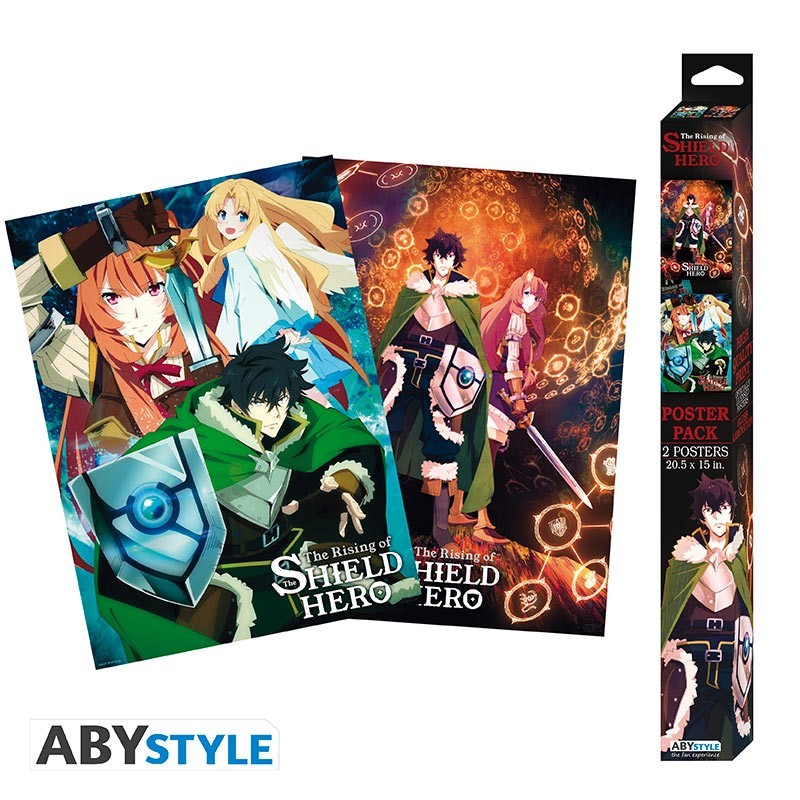 Set 2 Chibi Poster - Groupe et Duo - The Shield Hero