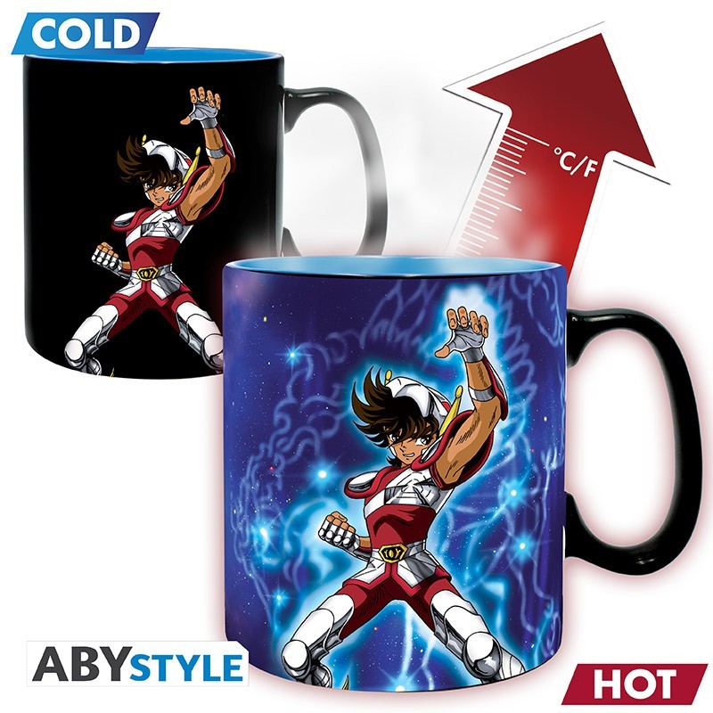 Mug - Thermo Réactif - Pégase VS Pope - Saint Seiya