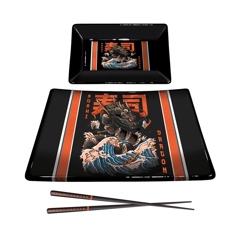 Sushi Set - Sushi Dragon - Ilustrata