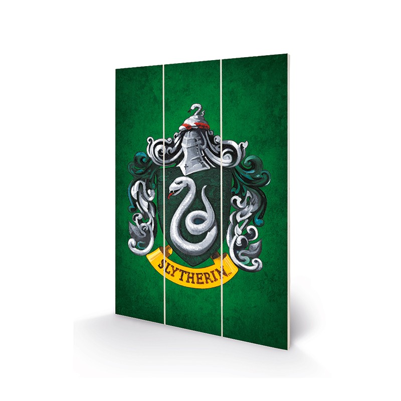 Cadre en bois - Harry Potter - Serpentard