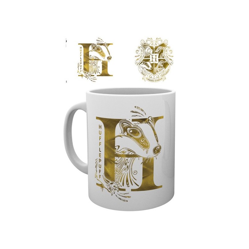 Mug - "Poufsouffle" - Monogramme - Harry Potter