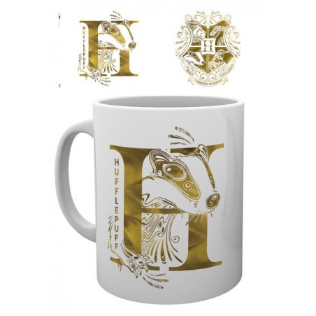 Mug - "Poufsouffle" - Monogramme - Harry Potter