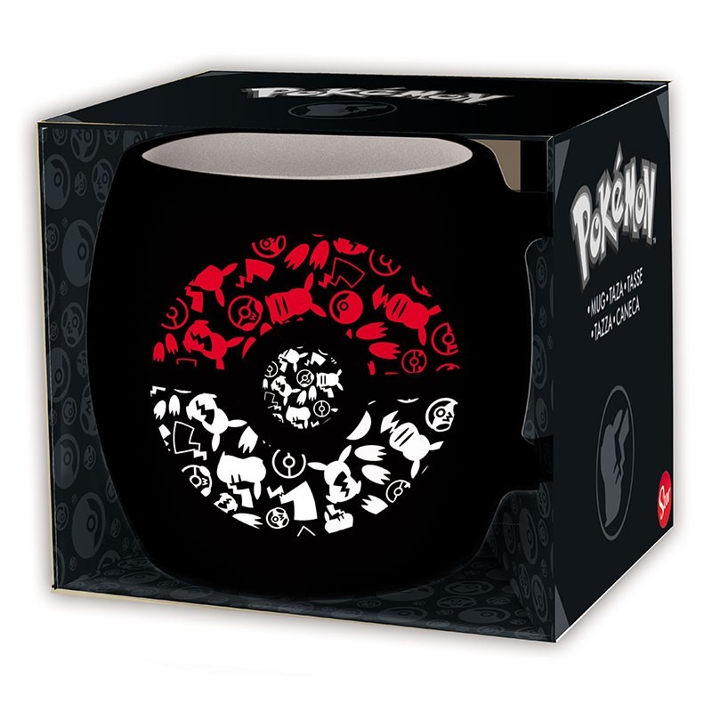 Mug ovale - Silhouette Poké Ball - Pokemon
