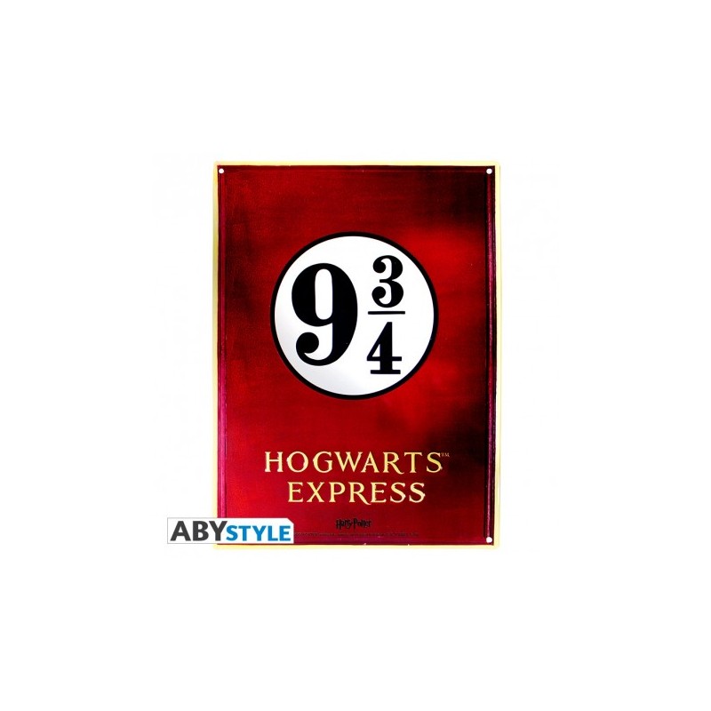 Plaque Métallique - Hogwarts Express - Harry Potter (28x38)