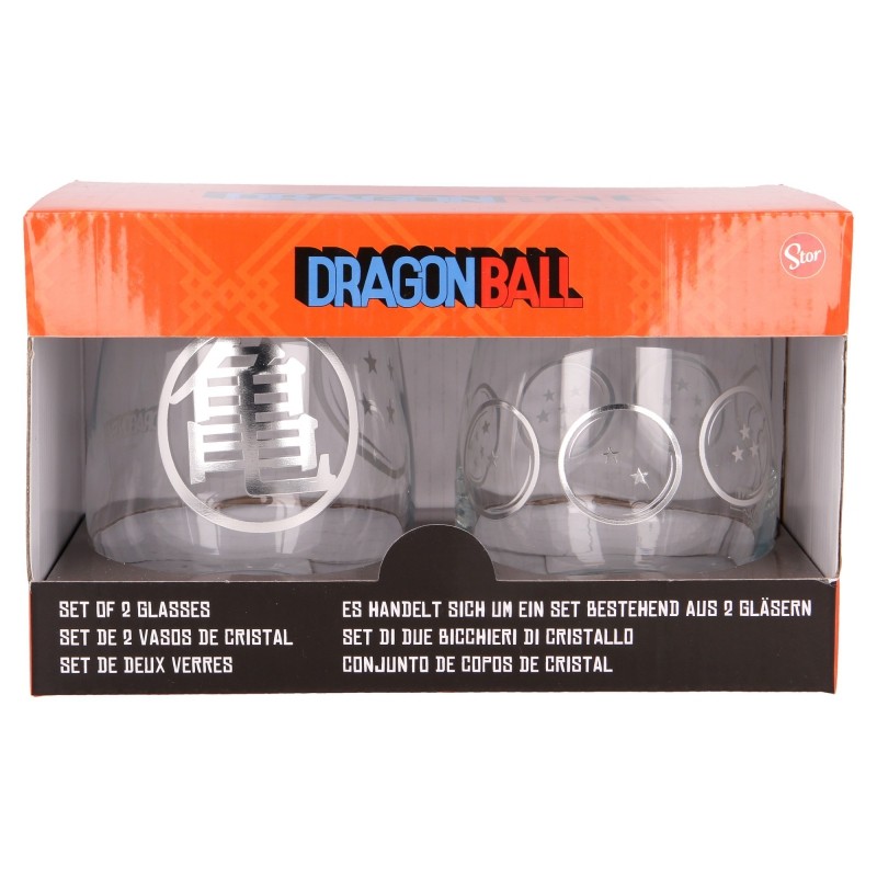 Set de 2 Verres - Kame et Boule de Cristal - Dragon Ball