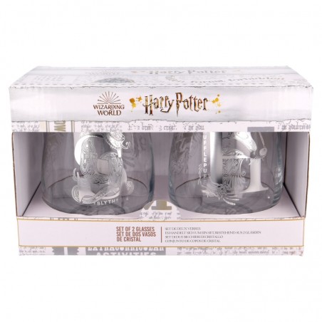Set de 2 Verres - Les quatre Maisons - Harry Potter