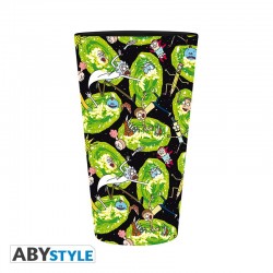 Verre XXL - Portails - Rick and Morty 