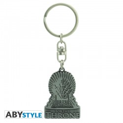 Porte-Clefs Métal - "For the Throne" - Game of Thrones