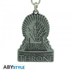 Porte-Clefs Métal - "For the Throne" - Game of Thrones
