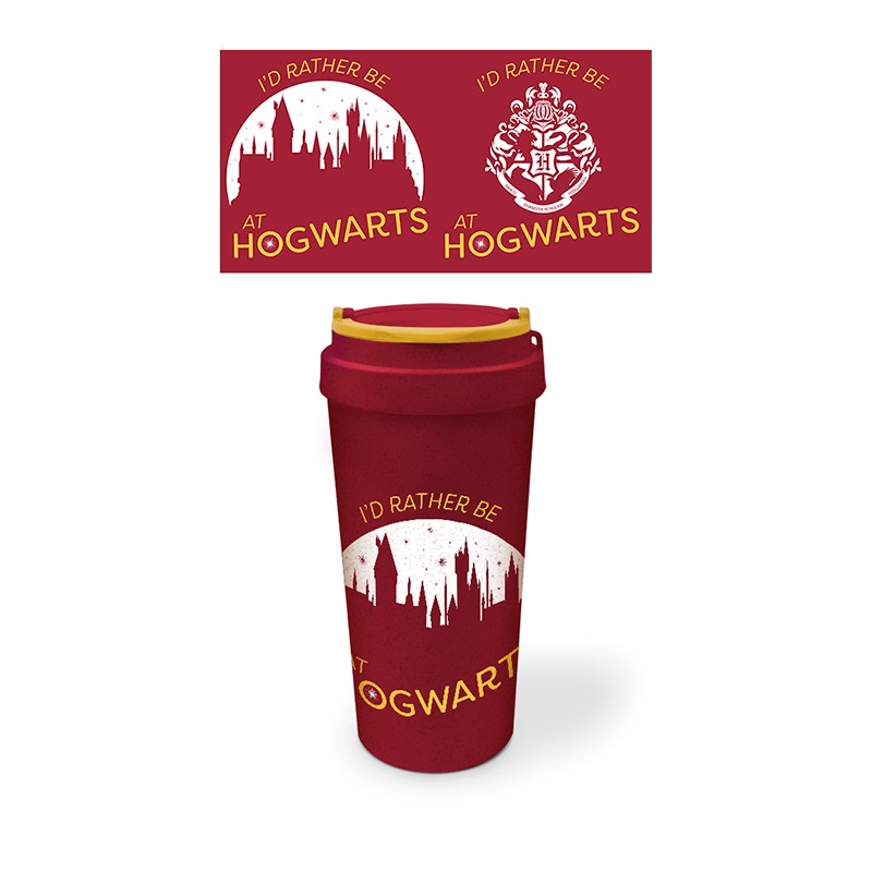 Mug de voyage - Harry Potter - I'd rather be at Hogwarts