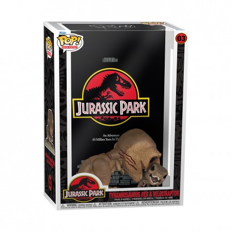 T-Rex eat Gallimimus - Jurassic Park (03) - POP Movie - POP Poster