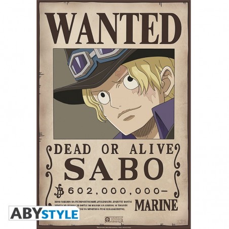 Poster - One Piece - "Wanted Sabo"