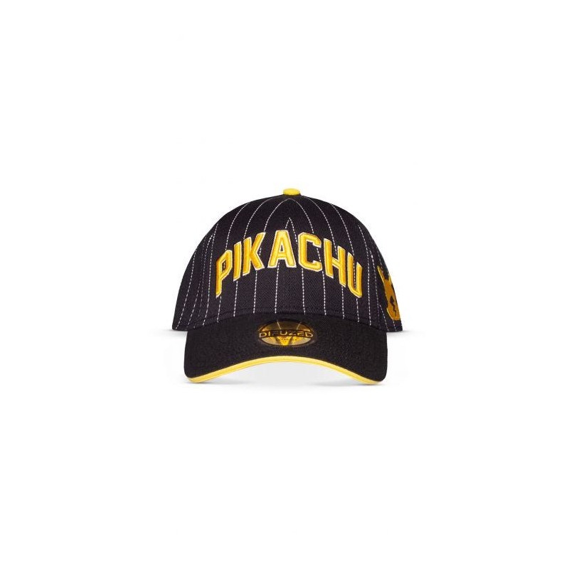 Casquette Baseball - Pikachu Baseball Team (Noir) - Pokemon - U Unisexe 