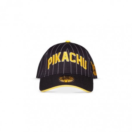 Casquette Baseball - Pikachu Baseball Team (Noir) - Pokemon - U Unisexe 