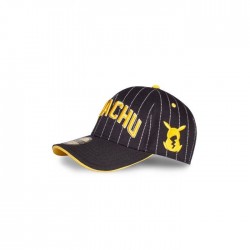 Casquette Baseball - Pikachu Baseball Team (Noir) - Pokemon - U Unisexe 