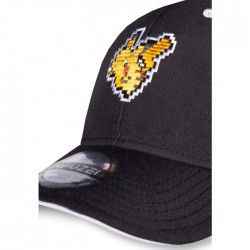 Casquette Baseball - Pikachu 8bit (Noir) - Pokemon - U Unisexe 