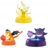 Figurine - Pokemon - Capsule Toy - Pikachu, Dracaufeu, Ectoplasma