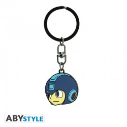 Porte-Clefs Métal - Megaman - Tête de Megaman