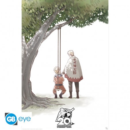 Poster - 20ème anniversaire - Naruto Shippuden - Roulé et filmé