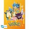 Set 2 Chibi Poster - Colourful Characters - Pokemon
