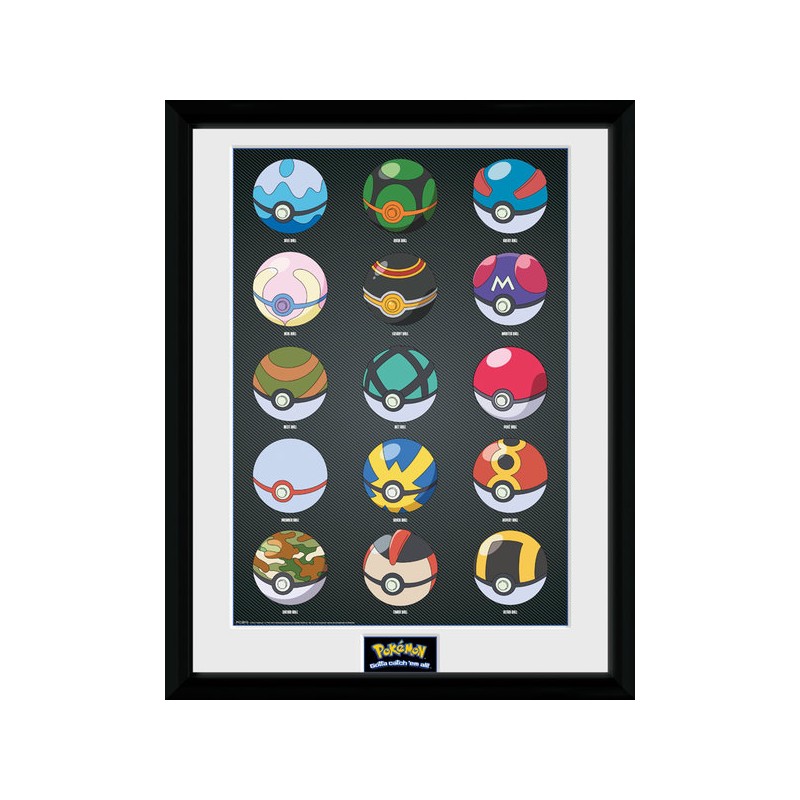 Cadre - Pokeballs - Pokemon