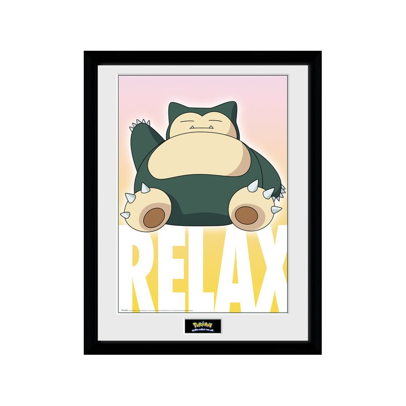 Cadre - Ronflex - Pokemon - 30 X 40