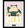 Cadre - Ronflex - Pokemon - 30 X 40