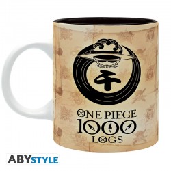 Mug - 1000 Logs Fête (Noir) - One Piece - Subli