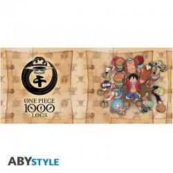 Mug - 1000 Logs Fête (Noir) - One Piece - Subli