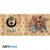 Mug - 1000 Logs Fête (Noir) - One Piece - Subli