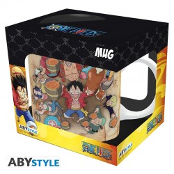 Mug - 1000 Logs Fête (Noir) - One Piece - Subli