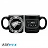 Gift Pack Game of Thrones - Verre 29cl + porte-clef + Mini Mug "Stark"