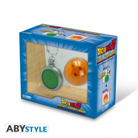 Gift pack - Porte-clés Radar + Boule n°4 - Dragon Ball Z