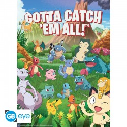 Set 2 Chibi Poster - Décorations - Pokemon