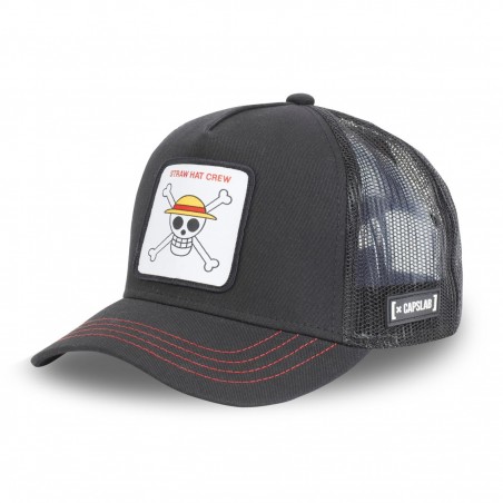 Casquette Trucker - Skull (Noir) - One Piece - U Unisexe 