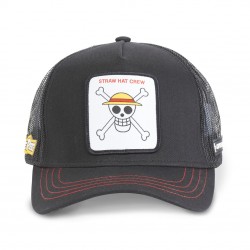 Casquette Trucker - Skull (Noir) - One Piece - U Unisexe 