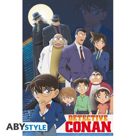 Poster - Détective Conan - Groupe - roulé filmé (91.5x61)