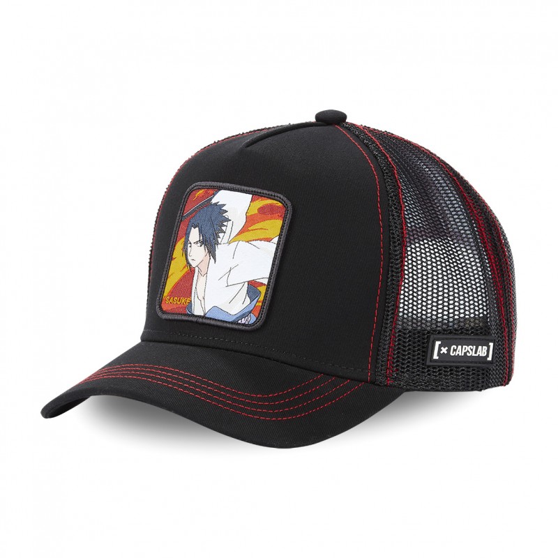 Casquette Trucker - Sasuke (Noir) - Naruto Shippuden - U Unisexe 