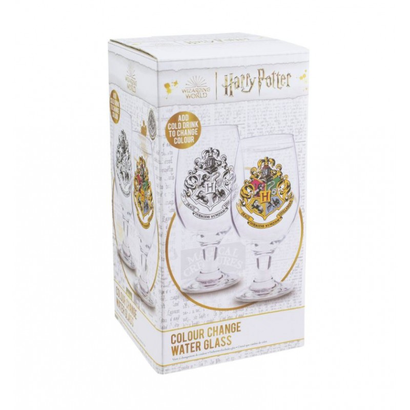 Verre - Thermo Reactif - Logo Poudlard - Harry Potter