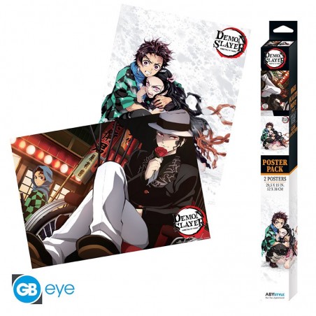 Set 2 Chibi Poster - Series 3 - Demon Slayer
