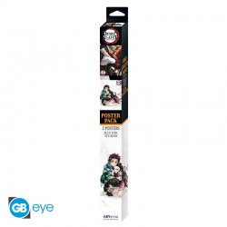 Set 2 Chibi Poster - Series 3 - Demon Slayer