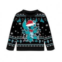 Pull de Noël - Enfant - Lilo et Stitch - Stitch Noël - Unisexe 3 - 4 