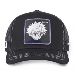 Casquette Trucker- Kirua (Noire) - Hunter X Hunter - U Unisexe 