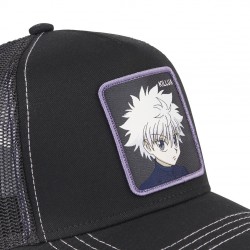 Casquette Trucker- Kirua (Noire) - Hunter X Hunter - U Unisexe 