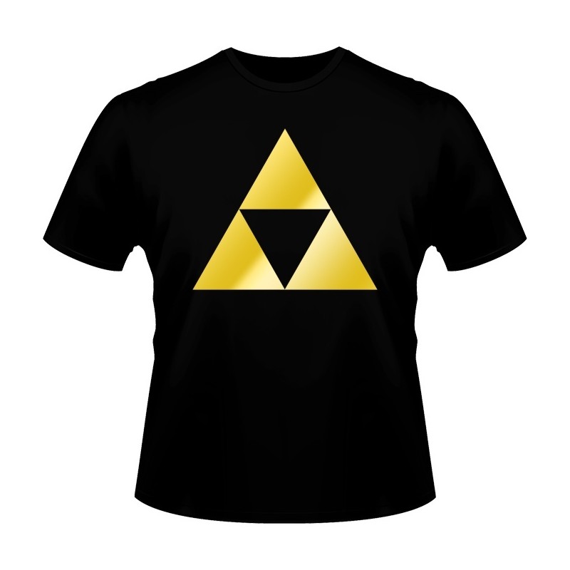 T-shirt - okiWoki - Le Blason du Clan Hojo de Enoshima ! - Zelda - Fond Noir - XL Homme 