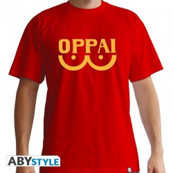 T-shirt One Punch Man - Oppai - Rouge - L Homme 