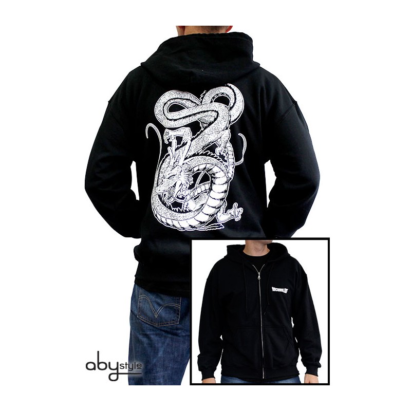 Sweat Shenron - Dragon Ball Z (Noir et Blanc) - S Unisexe 