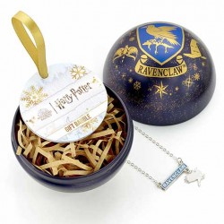 Boule de Noël + Collier - Harry Potter - Serdaigle