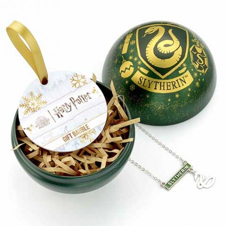 Boule de Noël + Collier - Harry Potter - Serpentard